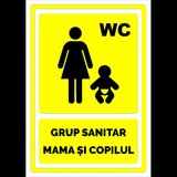 Indicator galben pentru grup sanitar mama si copilul